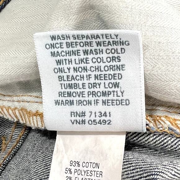 L.L. Bean Classic Fit Jeans High Rise Dark Wash Womens 6 - Picture 10 of 11